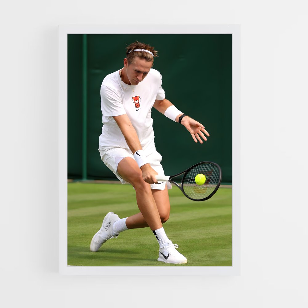 Poster Ace de Seb – affiche Tennis (vue 3)
